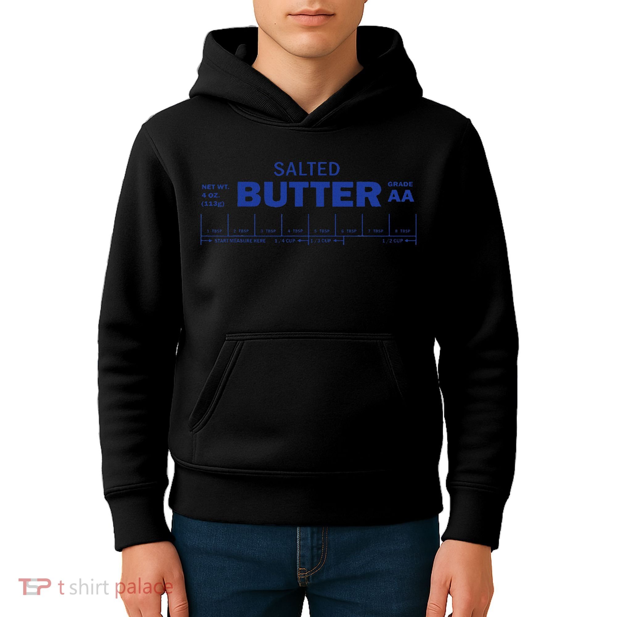 Funny Foodie Baker Baking Salted Butter Kids Hoodie