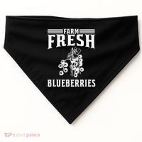Farm Fresh Blueberries Gift Blueberry Farmer USA-Made Doggie Bandana thumb 0