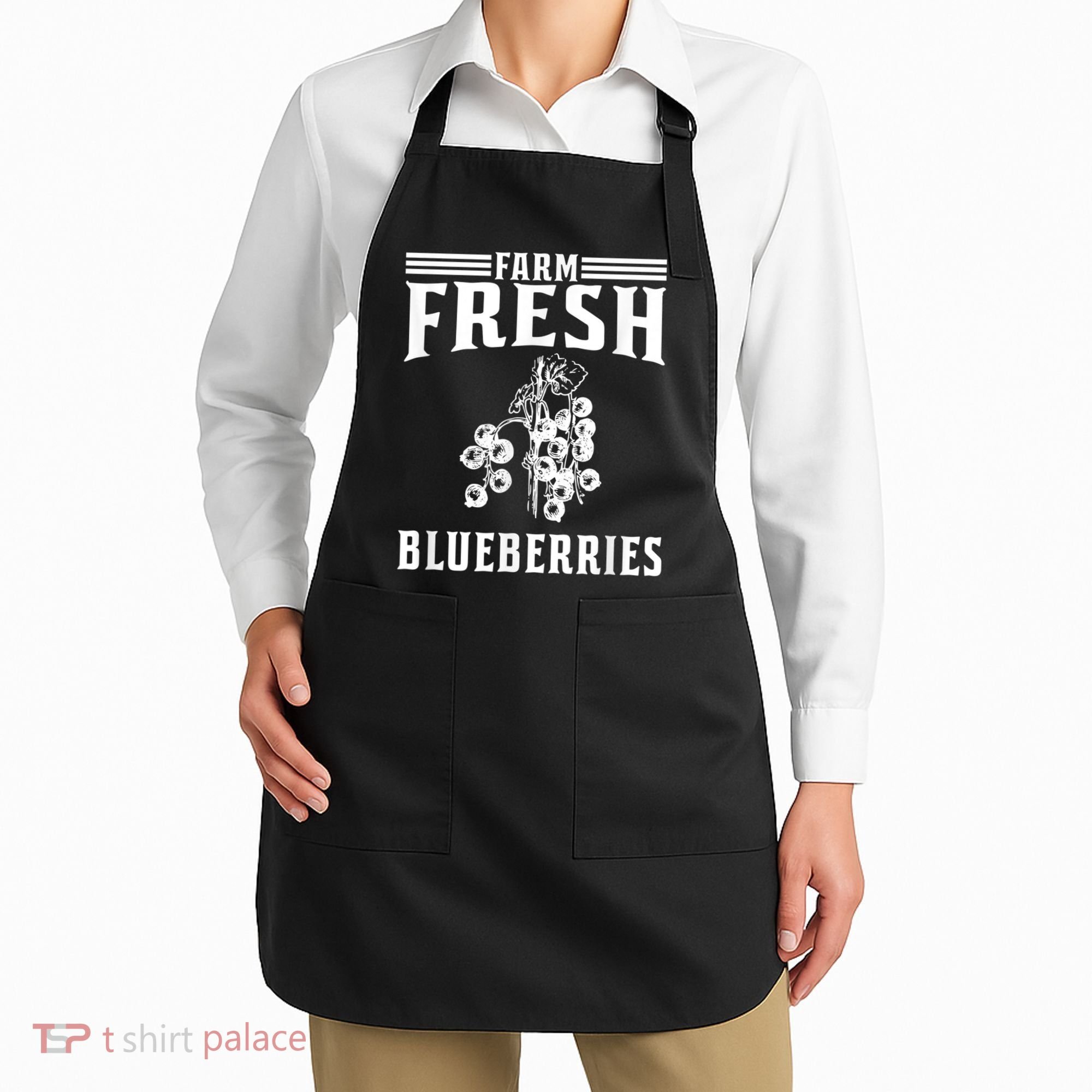 Farm Fresh Blueberries Gift Blueberry Farmer Apron