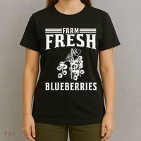 Farm Fresh Blueberries Gift Blueberry Farmer T-Shirt thumb 4