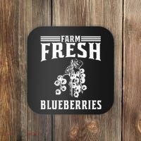 Farm Fresh Blueberries Gift Blueberry Farmer Coaster thumb 0