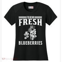 Farm Fresh Blueberries Gift Blueberry Farmer Women's Cooling Performance Crew T-Shirt thumb 0