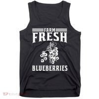 Farm Fresh Blueberries Gift Blueberry Farmer Tank Top thumb 0