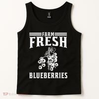 Farm Fresh Blueberries Gift Blueberry Farmer Tank Top thumb 2