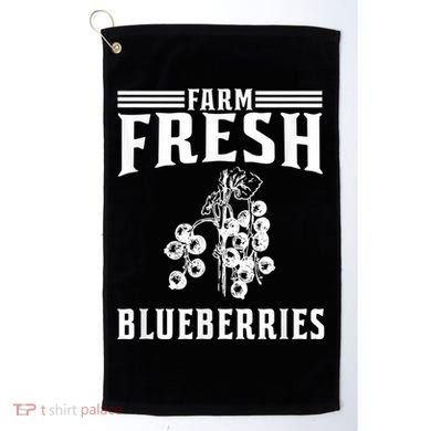 Farm Fresh Blueberries Gift Blueberry Farmer Golf Towel
