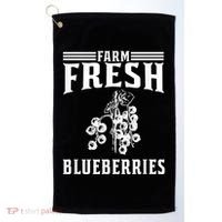Farm Fresh Blueberries Gift Blueberry Farmer Golf Towel thumb 0
