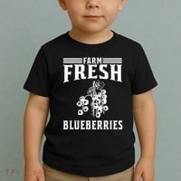 Farm Fresh Blueberries Gift Blueberry Farmer Toddler T-Shirt thumb 2
