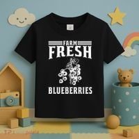 Farm Fresh Blueberries Gift Blueberry Farmer Toddler T-Shirt thumb 3