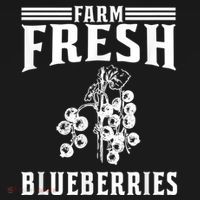 Farm Fresh Blueberries Gift Blueberry Farmer Visor thumb 3
