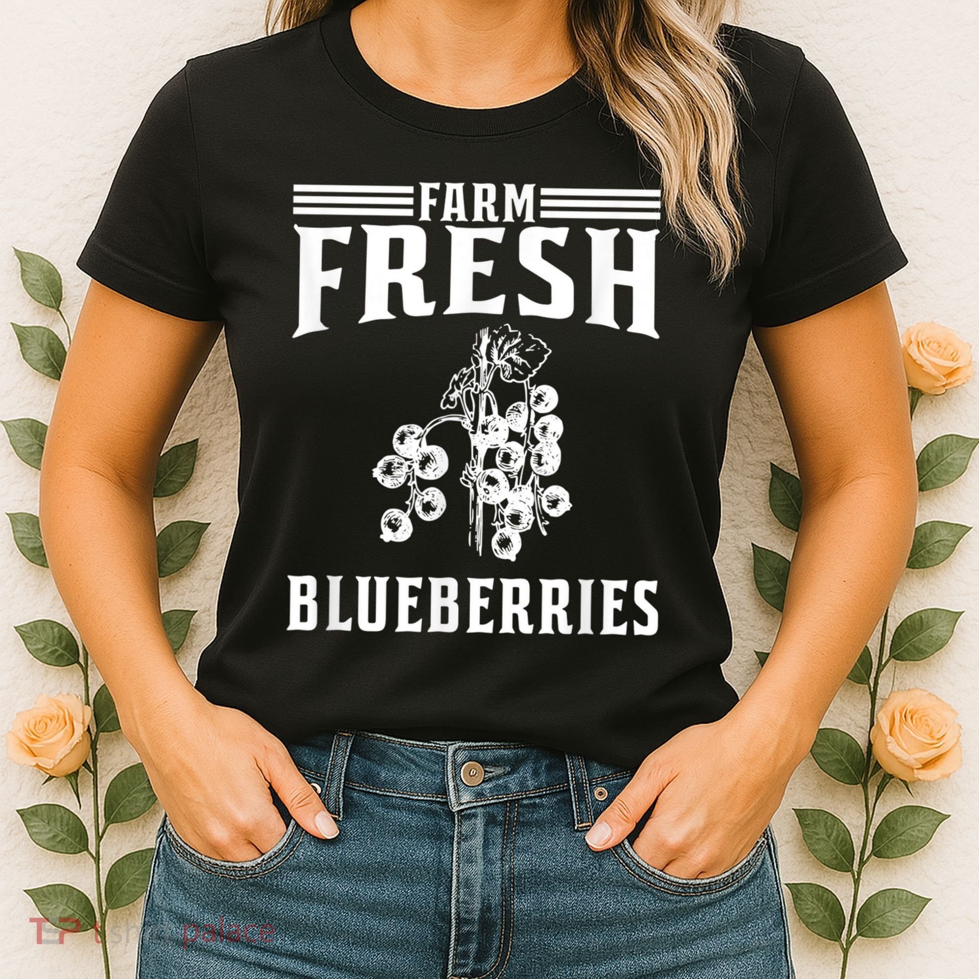 Farm Fresh Blueberries Gift Blueberry Farmer Women's T-Shirt