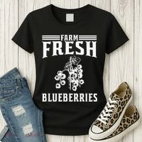 Farm Fresh Blueberries Gift Blueberry Farmer Women's T-Shirt thumb 3