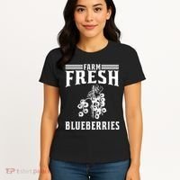 Farm Fresh Blueberries Gift Blueberry Farmer Women's T-Shirt thumb 4