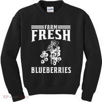 Farm Fresh Blueberries Gift Blueberry Farmer Kids Sweatshirt thumb 0
