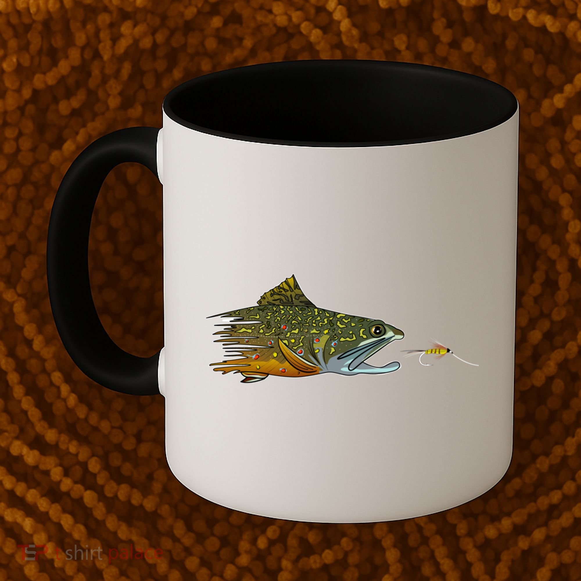 Fly Fishing Brook Trout Dry Fly Tying Fisher Gift Coffee Mug
