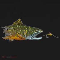 Fly Fishing Brook Trout Dry Fly Tying Fisher Gift Women's Hoodie thumb 2