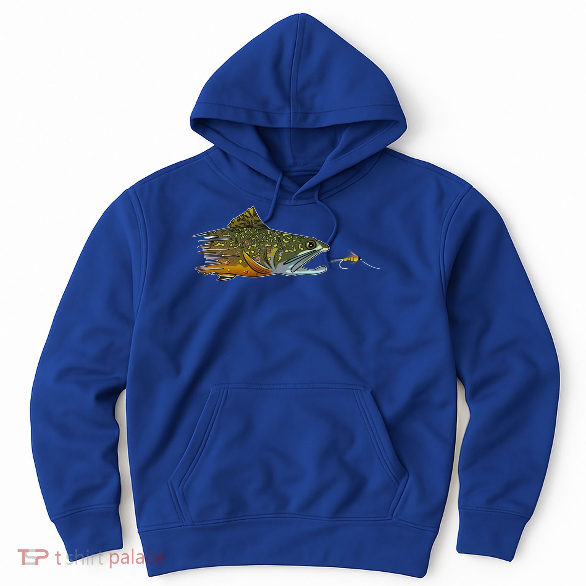 Fly Fishing Brook Trout Dry Fly Tying Fisher Gift Hoodie