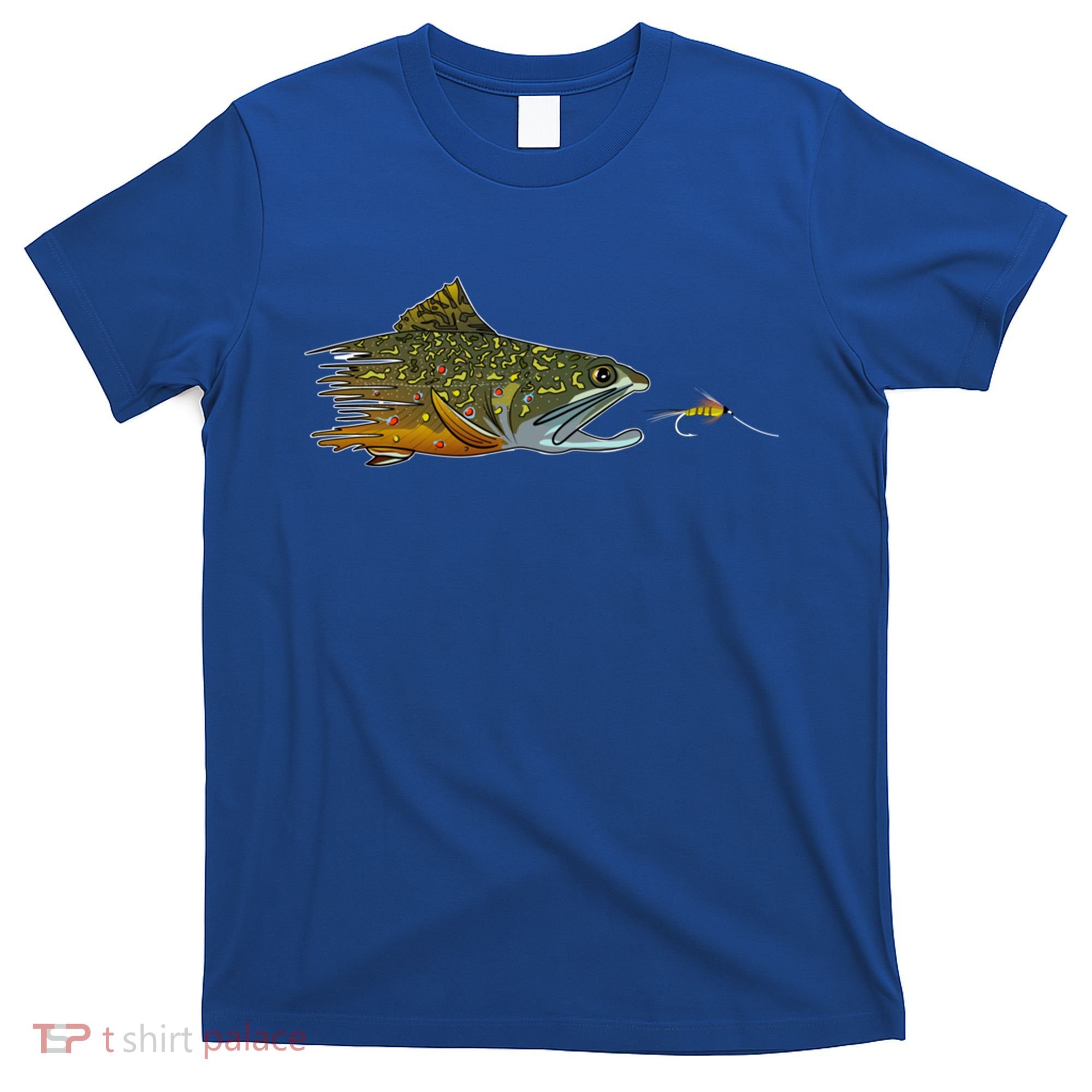 Fly Fishing Brook Trout Dry Fly Tying Fisher Gift T-Shirt