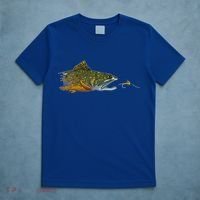 Fly Fishing Brook Trout Dry Fly Tying Fisher Gift T-Shirt thumb 5
