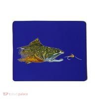 Fly Fishing Brook Trout Dry Fly Tying Fisher Gift Mousepad thumb 0