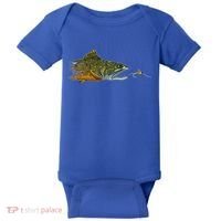 Fly Fishing Brook Trout Dry Fly Tying Fisher Gift Baby Bodysuit thumb 0