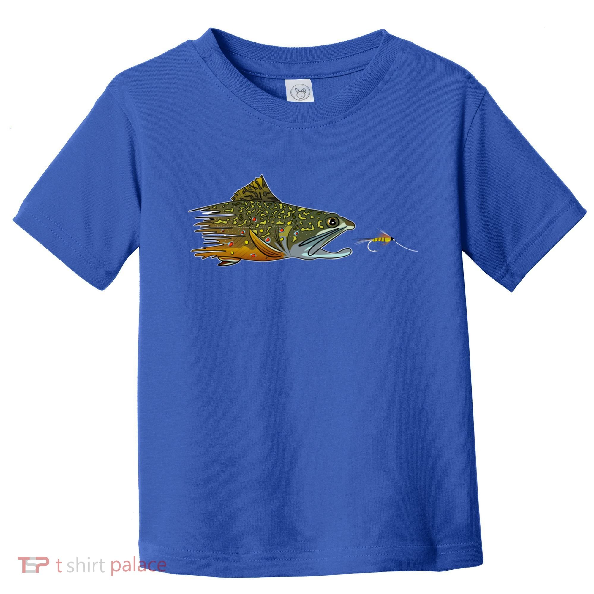 Fly Fishing Brook Trout Dry Fly Tying Fisher Gift Toddler T-Shirt