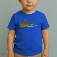 Fly Fishing Brook Trout Dry Fly Tying Fisher Gift Toddler T-Shirt thumb 2