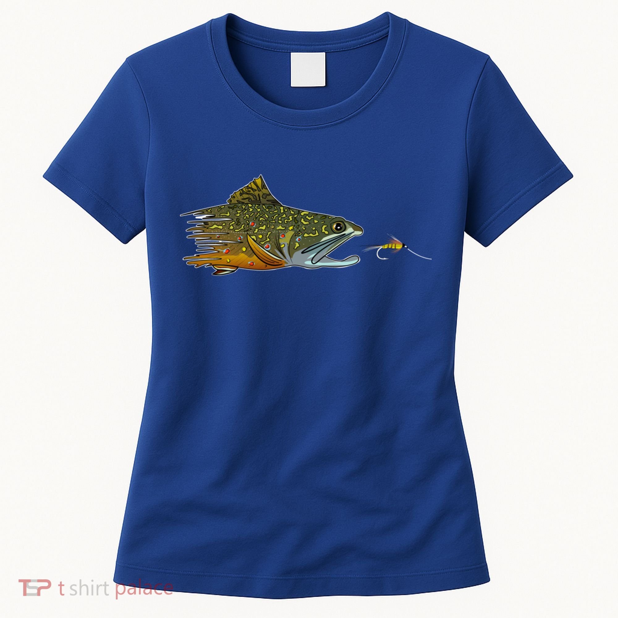 Fly Fishing Brook Trout Dry Fly Tying Fisher Gift Women's T-Shirt