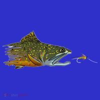 Fly Fishing Brook Trout Dry Fly Tying Fisher Gift Women's T-Shirt thumb 6