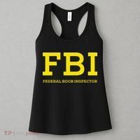 Fbi Federal Boob Inspector Funny Saying Women's Tank Top thumb 3