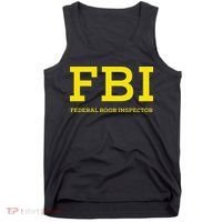 Fbi Federal Boob Inspector Funny Saying Tank Top thumb 0