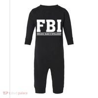 FBI Fabulous Black And Intelligent Infant Fleece One Piece thumb 0
