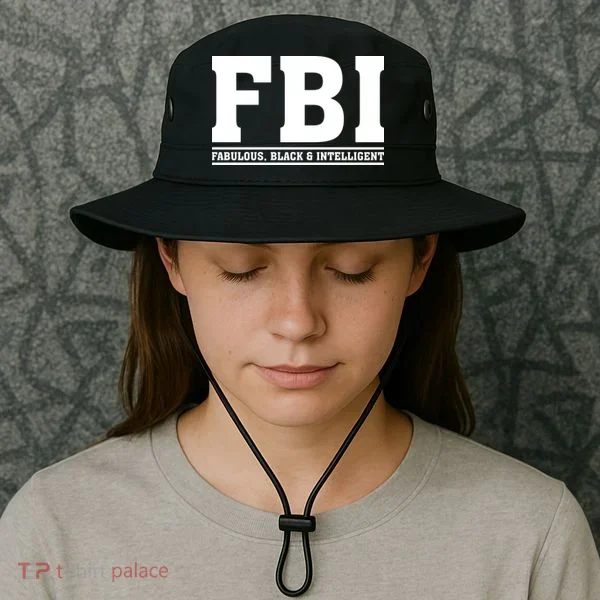 FBI Fabulous Black And Intelligent Bucket Hat