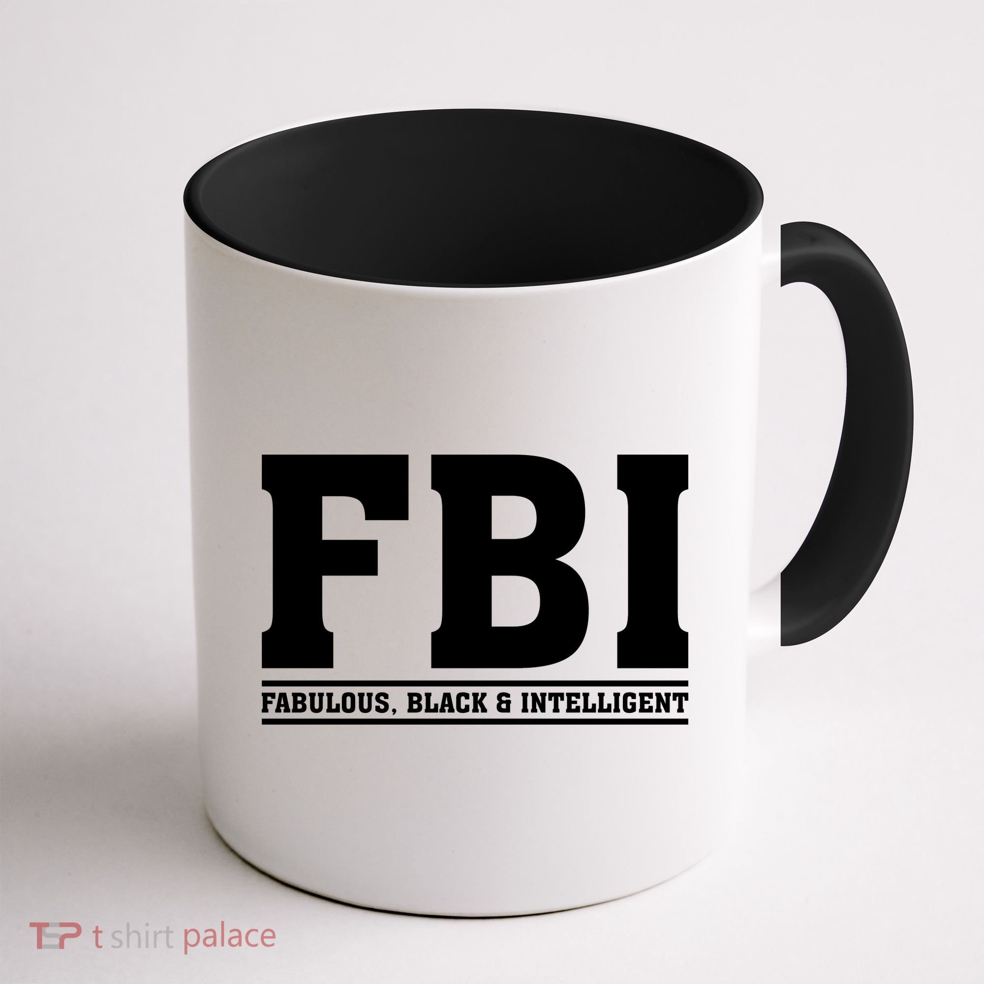 FBI Fabulous Black And Intelligent Coffee Mug