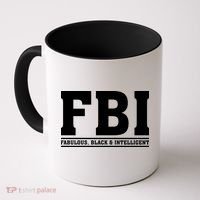 FBI Fabulous Black And Intelligent Coffee Mug thumb 0