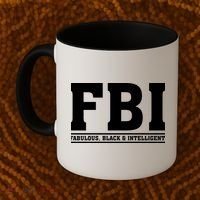 FBI Fabulous Black And Intelligent Coffee Mug thumb 2