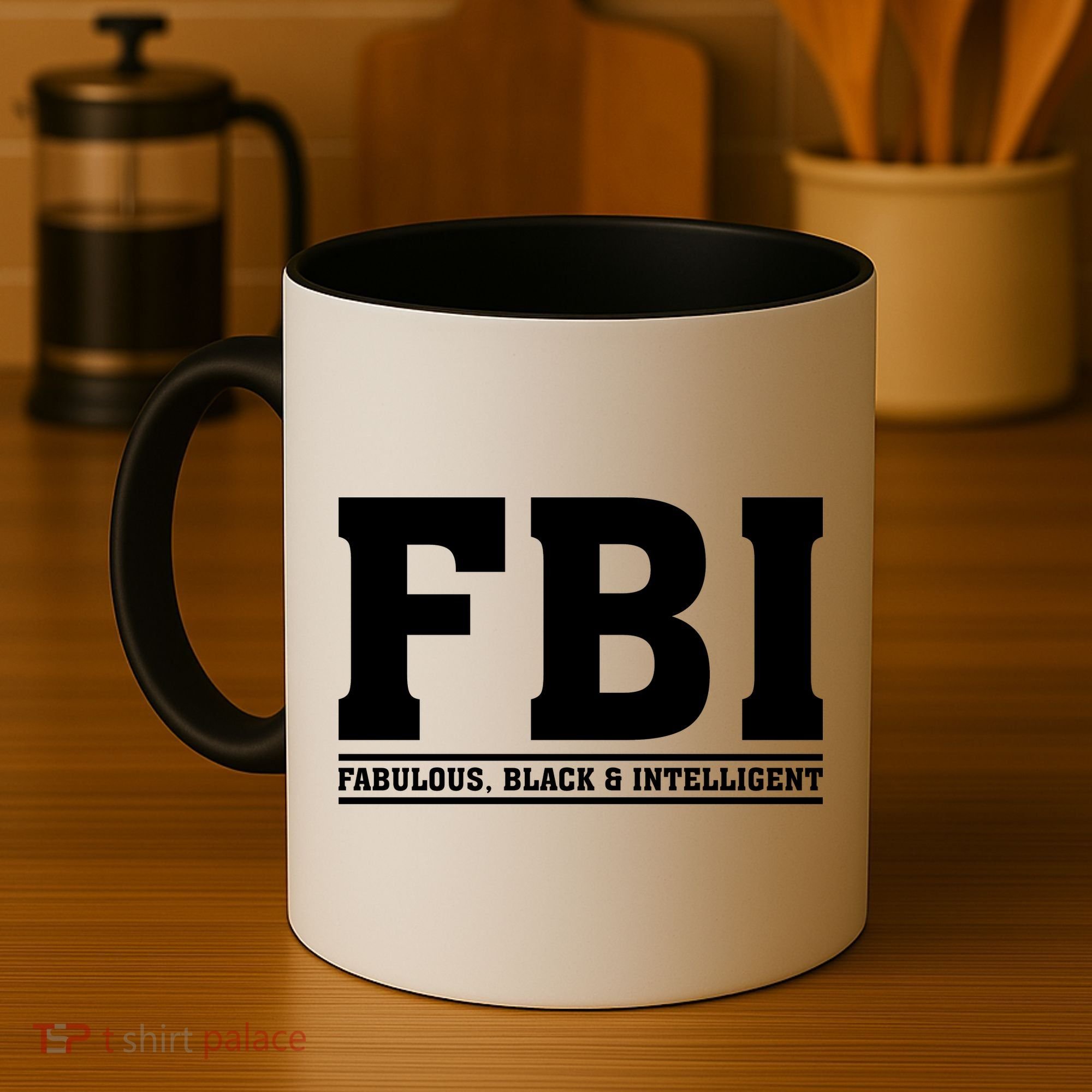 FBI Fabulous Black And Intelligent Coffee Mug