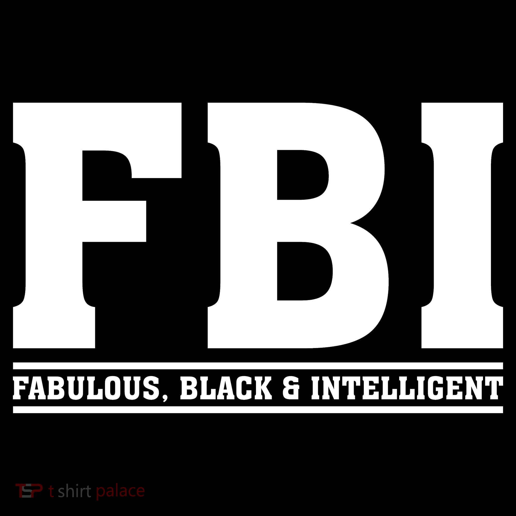 FBI Fabulous Black And Intelligent Mousepad