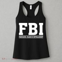 FBI Fabulous Black And Intelligent Women's Tank Top thumb 3
