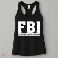 FBI Fabulous Black And Intelligent Women's Tank Top thumb 3