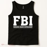 FBI Fabulous Black And Intelligent Tank Top thumb 2