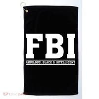 FBI Fabulous Black And Intelligent Golf Towel thumb 0