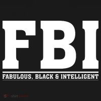 FBI Fabulous Black And Intelligent Women's Crop Top Tee thumb 4