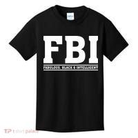 FBI Fabulous Black And Intelligent Kids T-Shirt thumb 0