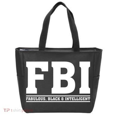 FBI Fabulous Black And Intelligent Tote Bag