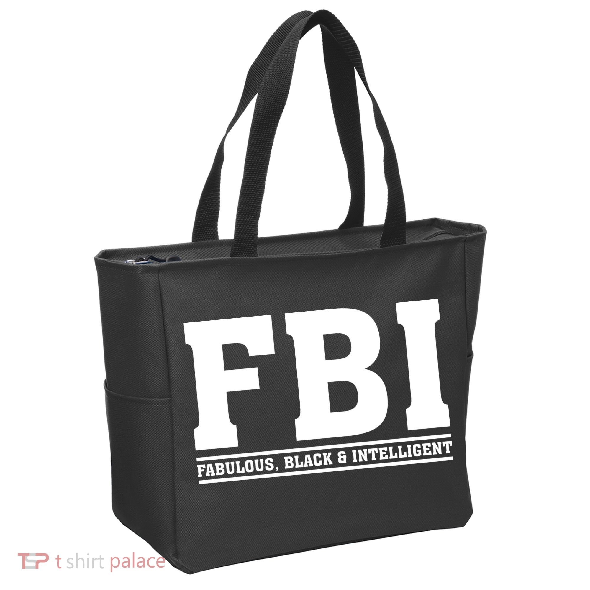 FBI Fabulous Black And Intelligent Tote Bag