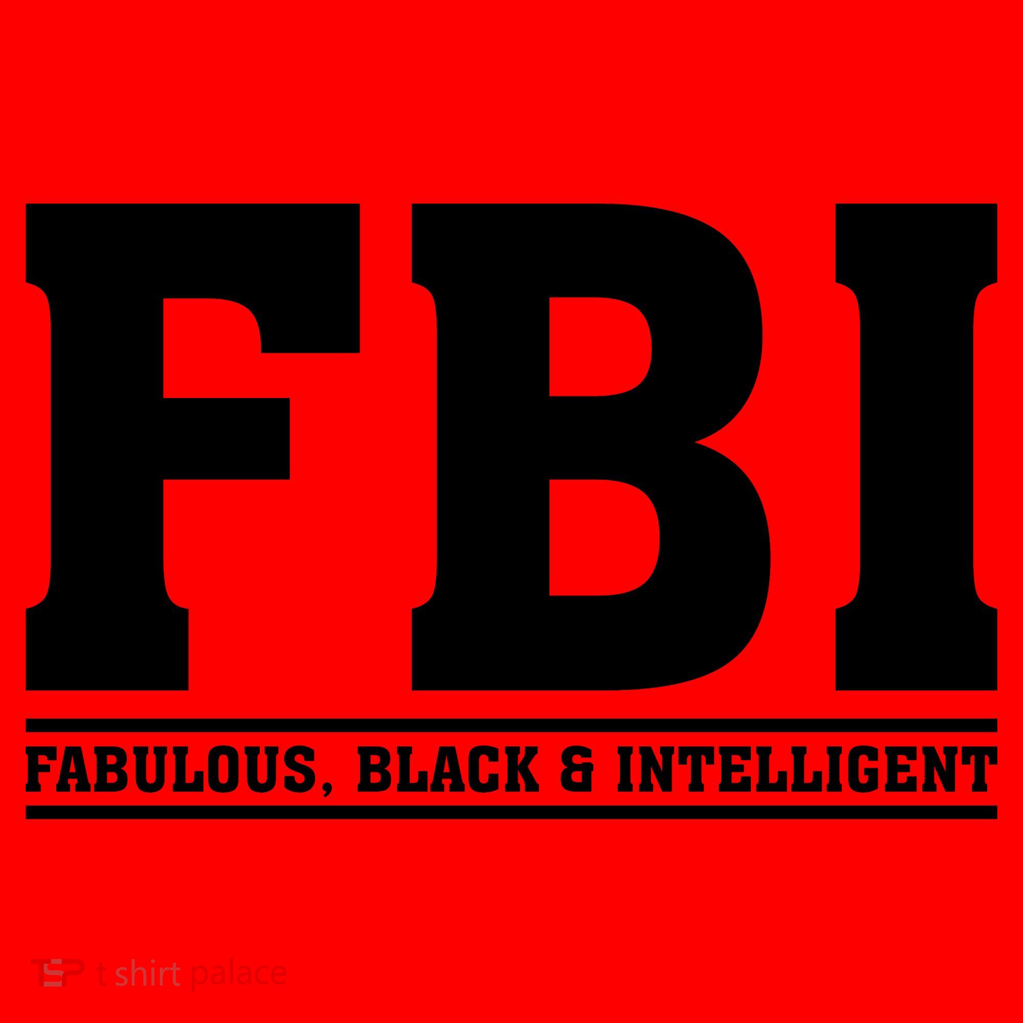 FBI Fabulous Black And Intelligent Santa Hat