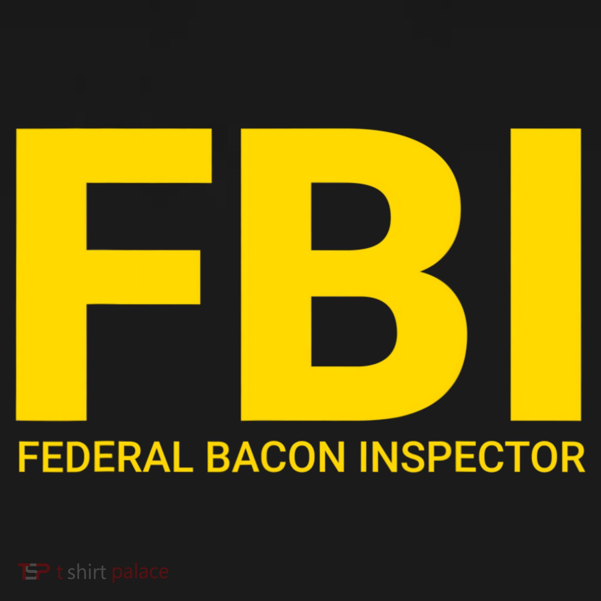 FBI Federal Bacon Inspector Funny Bacon Ornament