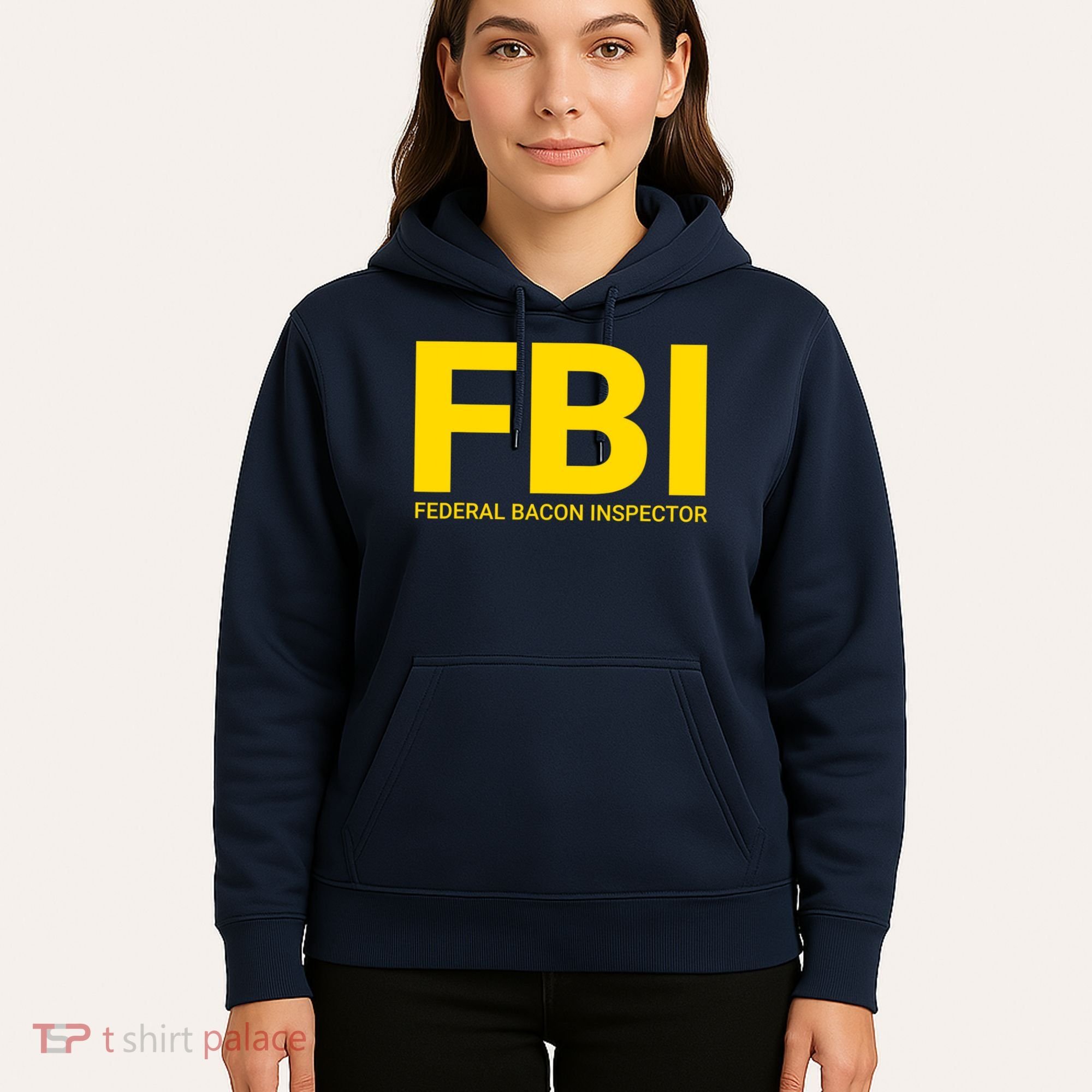 FBI Federal Bacon Inspector Funny Bacon Hoodie