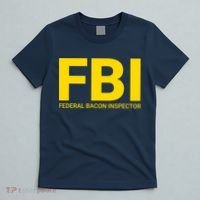 FBI Federal Bacon Inspector Funny Bacon T-Shirt thumb 5