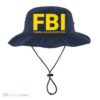 FBI Federal Bacon Inspector Funny Bacon Bucket Hat